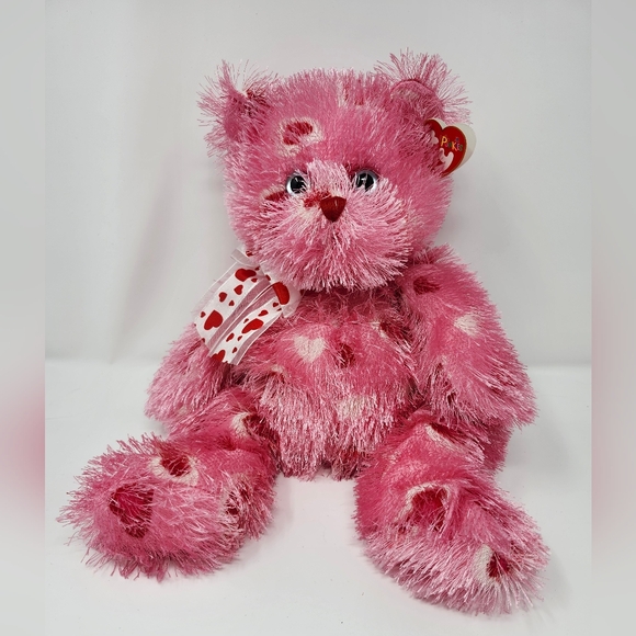 Gund Other - Ty Punkies LIL' HUGZ - Plush Pink Hearts Teddy Bear With Tag